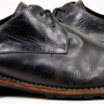 Cole Haan Black Distressed Leather Cap Toe Oxfords Lace Up Shoes Men’s 11 M