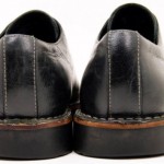 Cole Haan Black Distressed Leather Cap Toe Oxfords Lace Up Shoes Men’s 11 M