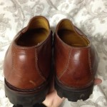 Cole Haan Country Mens 10.5 Brown Leather Slip Ons Loafers Brazil Shoes