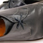 Cole Haan Black Distressed Leather Cap Toe Oxfords Lace Up Shoes Men’s 11 M