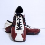 Rare Diesel WISH Burgundy/Black/Cream Leather Shoes 10.5, UK 9.5, EU 44 