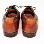 COLE HAAN Mens 9 D ITALIAN Brown Woven Leather WingTip Casual Dress Shoes 1621