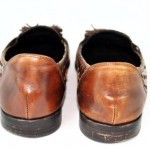 COLE HAAN – BRAGANO Mens 9 M Brown Woven Leather ITALIAN Loafers Shoes 04338