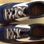 $110 Men’s Diesel SPIN Navy & Gun Metal Sneakers Only The Brave HOT