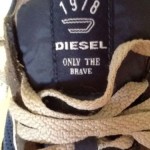 $110 Men’s Diesel SPIN Navy & Gun Metal Sneakers Only The Brave HOT
