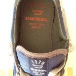 $110 Men’s Diesel SPIN Navy & Gun Metal Sneakers Only The Brave HOT