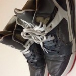Diesel Men’s I’m Pression Gray/White Hightop Sneakers W/Gradient Laces Size 9.5