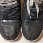Diesel Men’s I’m Pression Gray/White Hightop Sneakers W/Gradient Laces Size 9.5