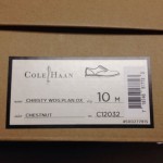 NWB COLE HAAN CHRISTY WEDGE PLAIN OXFORD CHESTNUT BROWN LUNAR VIBRAM MEN 10M