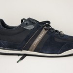 Hugo Boss Mens Akeen Navy Suede Casual Fashion Sneakers Shoes Kicks 50247604