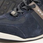 Hugo Boss Mens Akeen Navy Suede Casual Fashion Sneakers Shoes Kicks 50247604