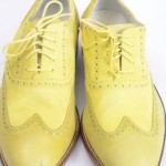 Cole Haan C10032 Nike Air Colton 8 Lemon leather wingtip oxford shoe new GXP963