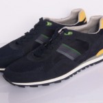 Hugo Boss Men’s Runcool 50273613 Green Label Fahion Sneakers Navy Blue Size 10