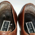 COLE HAAN  made in ITALY vtg BROWN LEATHER OXFORDS CASUAL DRESS SHOES MEN’S 9 D