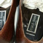 COLE HAAN  made in ITALY vtg BROWN LEATHER OXFORDS CASUAL DRESS SHOES MEN’S 9 D