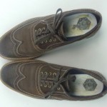 Cole Haan Air Morris Brown Suede Lace Wing Tip Oxfords Mens Shoes Size 9.5