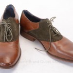 Cole Haan C10885 Air Colton 10.5 Oak Olive leather brogue saddle shoe GXQ094