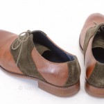 Cole Haan C10885 Air Colton 10.5 Oak Olive leather brogue saddle shoe GXQ094