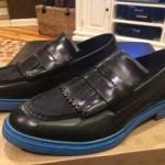 NEW- Mens Leather – COLE HAAN “HAWKINS SHAWL PENNY BLACK LOAFERS SHOES” – Sz 11