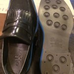 NEW- Mens Leather – COLE HAAN “HAWKINS SHAWL PENNY BLACK LOAFERS SHOES” – Sz 11