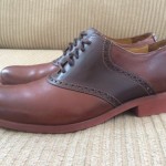 Men’s Cole Haan Saddle Shoes Brown With Red Soles 8.5 M