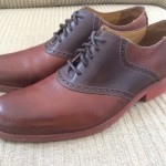 Men’s Cole Haan Saddle Shoes Brown With Red Soles 8.5 M