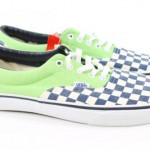 Vans Mens Era Classic Checkers Doren Shoes Sneakers Navy Green 10 NWT