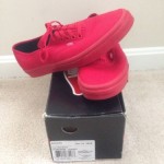 Authentic Vans, True Red, Red October, Yeezy, Size 10.5, Worn 1x