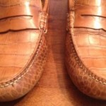 Cole Haan Nike Air Mens Size 9.5 Brown Leather Penny Loafer Driving Moccasins