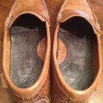 Cole Haan Nike Air Mens Size 9.5 Brown Leather Penny Loafer Driving Moccasins