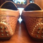 Cole Haan Nike Air Mens Size 9.5 Brown Leather Penny Loafer Driving Moccasins