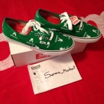 Supreme x Playboy Vans Authentics Sz 9.5 Green, PCL CDG Box Logo