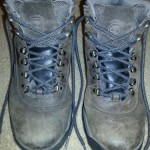 TIMBERLAND WHITE LEDGE MID waterproof brown leather hiking boots MENS SIZE 9