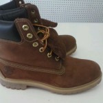 6″ Timberland waterproof work boots.