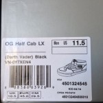 Vans x Star Wars Darth Vader Half-Cab Sz 11.5 VERY Limited 300 Worldwide