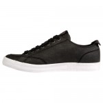Diesel Mens D-78 Low Black  Leather Lace Up Sneakers Shoes