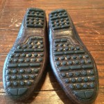 Cole Haan Nike Air Brown Leather Crocodile Grain Driving Moc Loafers – Mens 9.5