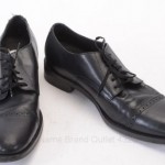 Cole Haan C10154 Air Madison 10.5 Black leather brogue cap oxford shoe GWY759