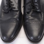 Cole Haan C10154 Air Madison 10.5 Black leather brogue cap oxford shoe GWY759