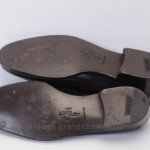 Cole Haan C09823 Giovanni 8.5 Black Leather Apron Penny Loafer Shoe New GWS538