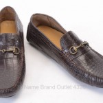 Cole Haan C08050 Howland 9.5 M Espresso Croc Horsebit Loafer Shoe New GWS551