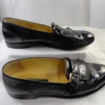 Cole Haan Black Kiltie Buckle Loafers, Men’s Sz 11 M, made in Italy