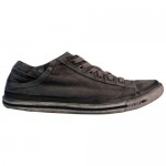 Diesel Mens Exposure Low I Gray Casual Canvas Lace Up Sneakers Shoes