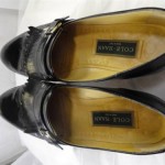 Cole Haan Black Kiltie Buckle Loafers, Men’s Sz 11 M, made in Italy