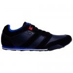 Diesel Mens Tipop S Black Blue Casual Leather Lace Up Sneakers Shoes