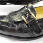 Cole Haan Black Kiltie Buckle Loafers, Men’s Sz 11 M, made in Italy
