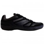 Diesel Mens Smatch S Black Casual Leather Lace Up Sneakers Shoes