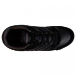 Diesel Mens Smatch S Black Casual Leather Lace Up Sneakers Shoes