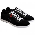 Diesel Mens Starch Black Casual Lace Up Sneakers Shoes