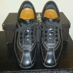 MEN’S COLE HAAN NIKE AIR BLACK Casual LEATHER SHOES SIZE 8.5